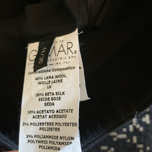 Mint Silk and Wool Giambattista Valli pencil skirt. A real showstopper - Picture 6 of 6